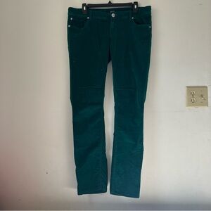 a.n.a. Premium Skinny Deep Teal Stretch Micro Corduroy Size 10